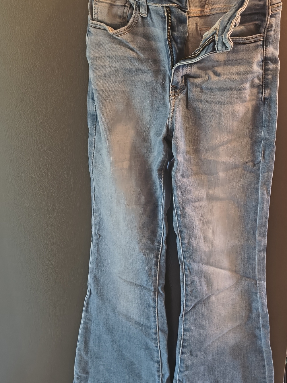 Women’s Light Blue Stretch Flared Jeans